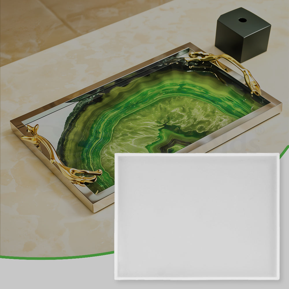 SILICOMOLDS - 9" X 12" X 10MM SQUARE - PLAIN SILICONE MOLD - URP239- RM